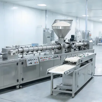 extruder plastic pelletizing line