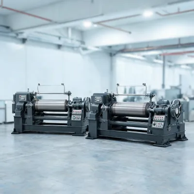 two roll rubber mixing mill